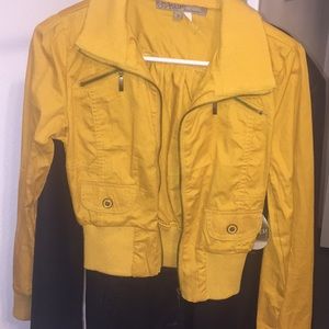 Cropped Mustard Jacket